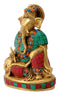 Lord Ganesha Writing - Inlay Statue
