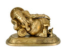 Resting Ganesha - Brass Statue