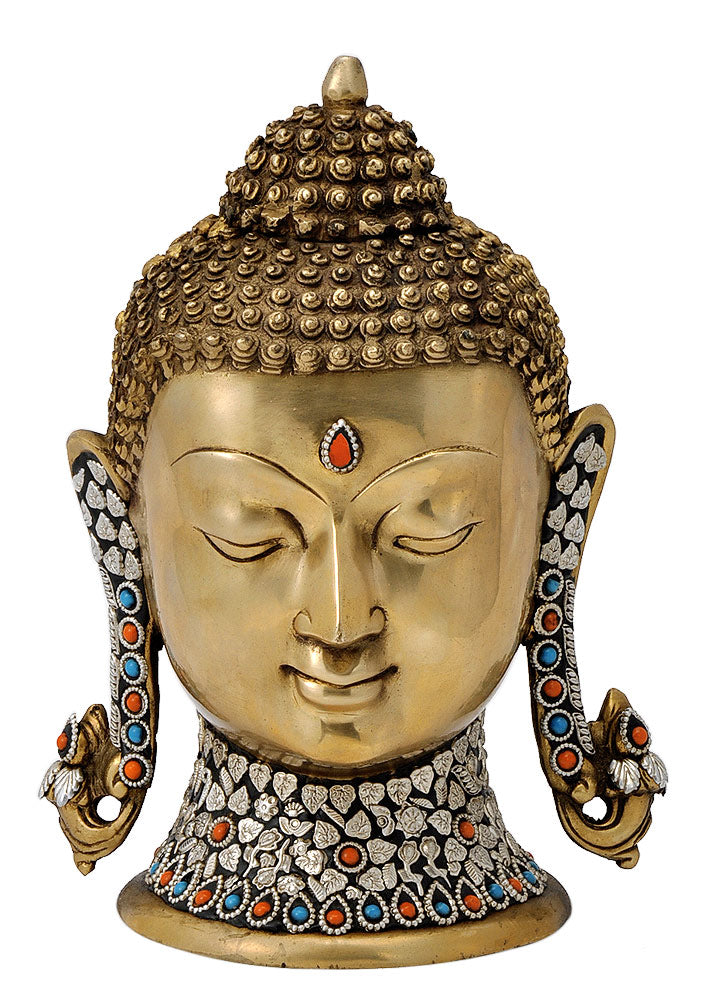 Decorative Buddha Head Sculpture