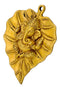 Brass Wall Hanging Ganesha on Leaf