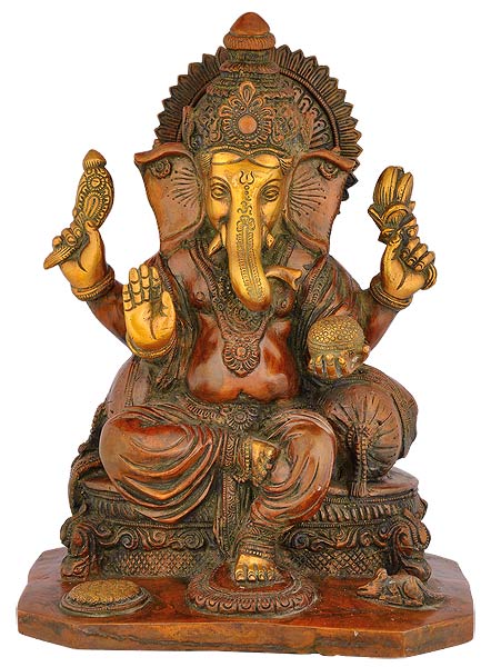 Vighneswar Ganpati - Brass Statue