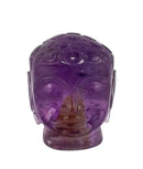 Lord Buddha Head - Amethyst Stone