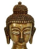 Bhumisparsha Buddha with Astamangala Carving 10"