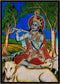 Beloved Krishna Kanhai - Batik Painting