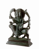 Shri Bhairav Baba Black Soft Stone Statue