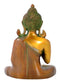 Buddha in Abhya Mudra - Brass Figurine 6"