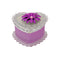 Heart Shape Jewelry Box with Purple Flower