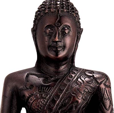 Thai Buddha - Resin Sculpture 6.5"