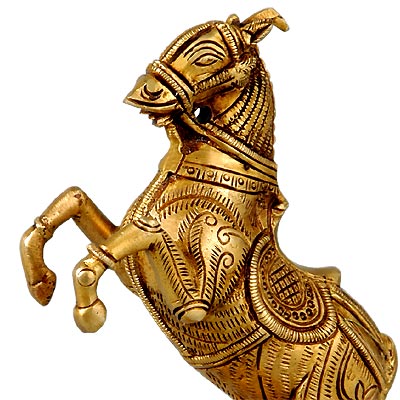 Majestic Horse - Brass Sculpture