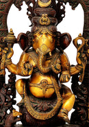 Brass Sculpture 'Serene Ganpati'