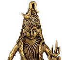 Shiva in Tribal Perspective - Lost Wax Casting 11"