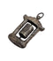 Buddhist Mantra Wheel Pendant - Sterling Silver