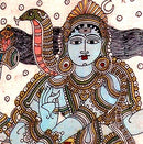 The Dance of Shiva - Kalamkari Painting