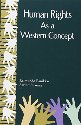 Human Rights As a Western Concept [Paperback] Raimundo Panikkhar and Arvind Sharma