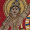 Krishna Dancing Over The Kaliya Nag - Kalamkari Painting