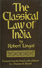 The Classical Law of India [Hardcover] Robert Lingat