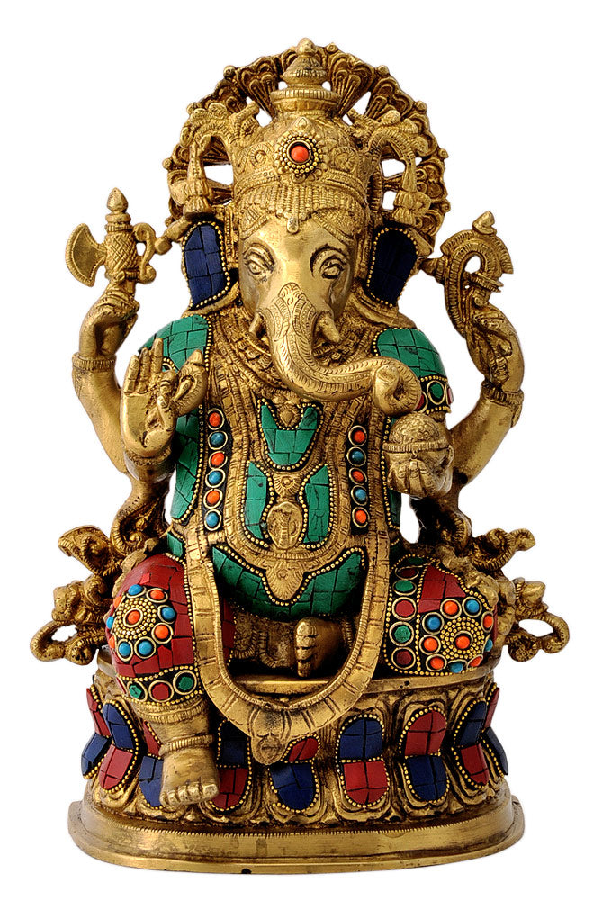 Vignaharta God Ganesh Brass Statue
