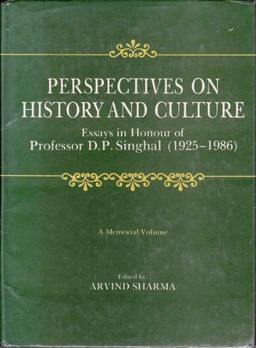 Perspectives on History and Culture [Hardcover] Sharma, Arvind