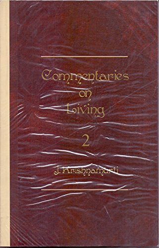 Commentaries on Living Second Series [Paperback] Jiddu. Krishnamurti