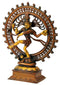 Beautiful Lord Nataraja Golden Brown Finish