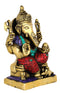 Lord Vinayak Brass Sculpture 8"