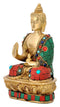 Blessing Buddha Statue with Stones