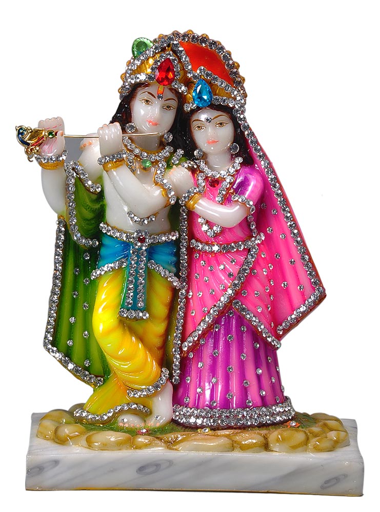 Shree Radhe Shyam - Resin Statue