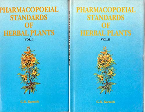 By C.R. Karnick Pharmacopoeial Standards of Herbal Plants (2 Volumes Set) (Indian Medical Science) (1st First Edition) [Hardcover] [Hardcover]