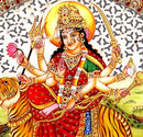 Maa Ambike - Hand Painted Marble Saucer