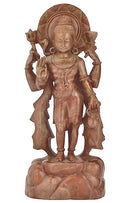 Standing Lord Shiva - Pink  Stone Statuette