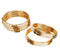 Indian Regalia - set of six metal kada & bangles
