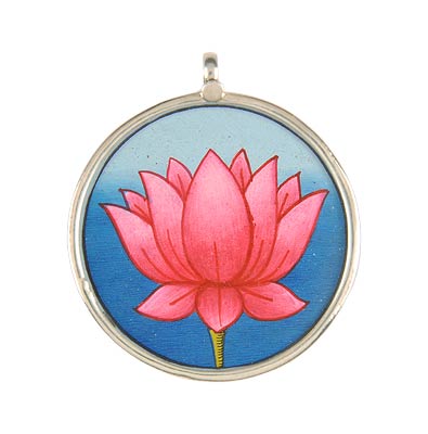 Symbol of Wisdom 'Lotus' Pendant