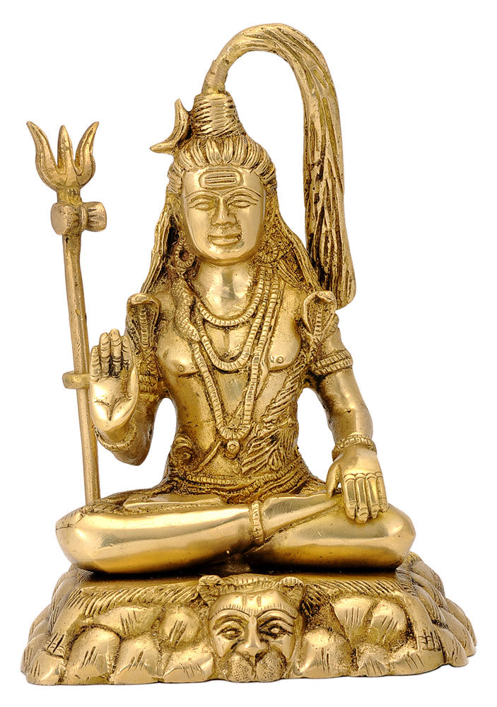 Lord Mahadev Shiva Brass Figurine