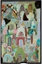 'Old City' Embroidered Wall Hanging