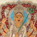 Goddess Sherawali Ma - Cotton Kalamkari Painting 76"
