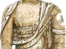 Bhumisparsha Buddha with Astamangala Carving 10"