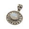 Lovely Moon - Rainbow Moonstone Pendant