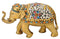 Decorative Brass Elephant with Bead Work