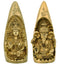 Lakshmi Ganesha in Sculptural Brass Tusks