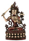 Chinese Lord Manjushree - Brass Sculpture