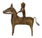 A Tribal Warrior-Orissa Dhokra Statuatte