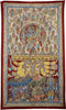 Ravana's Penance to Appease Lord Shiva - Large Kalamkari Painting