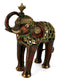 'Obedient Elephant' Tribal Art Figurine 16"