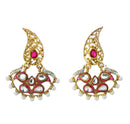 Pearl Beaded traditional Earrings for Girl & Woman