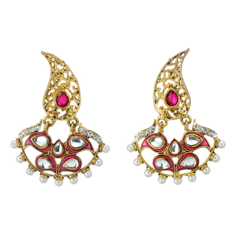 Pearl Beaded traditional Earrings for Girl & Woman