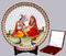 Mesmerized Radha Became Senseless - Marble Saucer