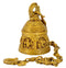 Brass Bell 'Musician Ganesha'