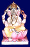 Marble Big Ganesha Sitting on a lotus