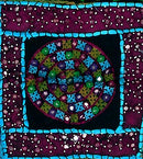 Garden at Night - Kutchi Tribal Tapestry