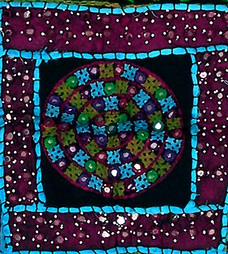 Garden at Night - Kutchi Tribal Tapestry
